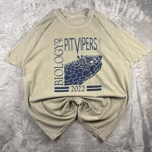 biology pitvipers t shirt green t shirt size medium